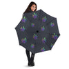 Hemp Leaves Reggae Trippy Print Pattern Umbrella-grizzshop