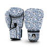 Heron Floral Pattern Print Boxing Gloves-grizzshop