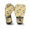 Heron Japanese Pattern Print Boxing Gloves-grizzshop