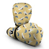 Heron Japanese Pattern Print Boxing Gloves-grizzshop