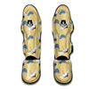 Heron Japanese Pattern Print Muay Thai Shin Guards-grizzshop