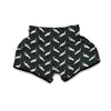 Heron Pattern Print Muay Thai Boxing Shorts-grizzshop