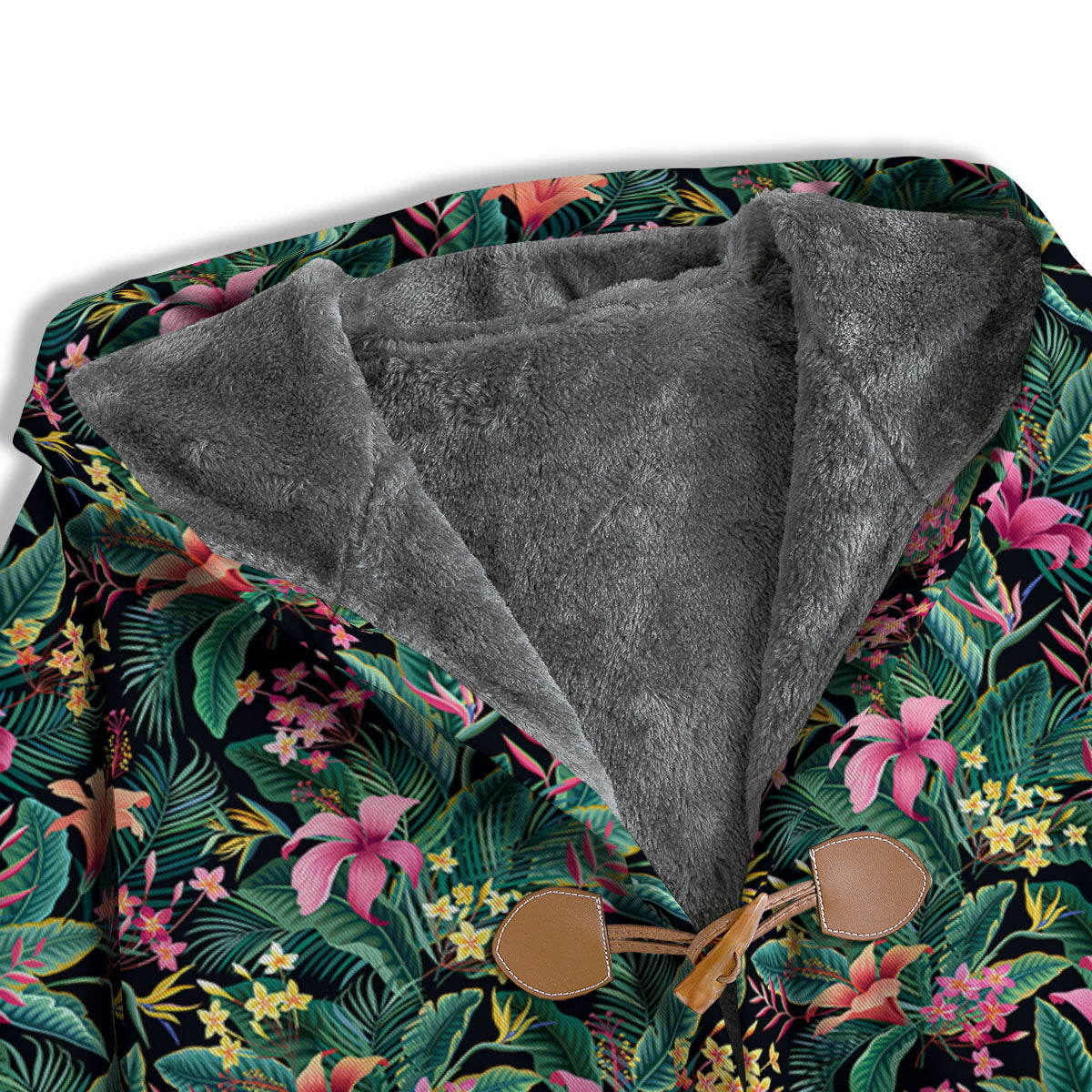 Hibiscus Exotic Tropical Print Pattern Men's Windbreaker Jacket-grizzshop
