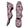 Hibiscus Flamingo Muay Thai Shin Guards-grizzshop