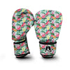 Hibiscus Flamingo Tropical Boxing Gloves-grizzshop