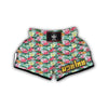 Hibiscus Flamingo Tropical Muay Thai Boxing Shorts-grizzshop