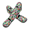 Hibiscus Flamingo Tropical Muay Thai Shin Guards-grizzshop