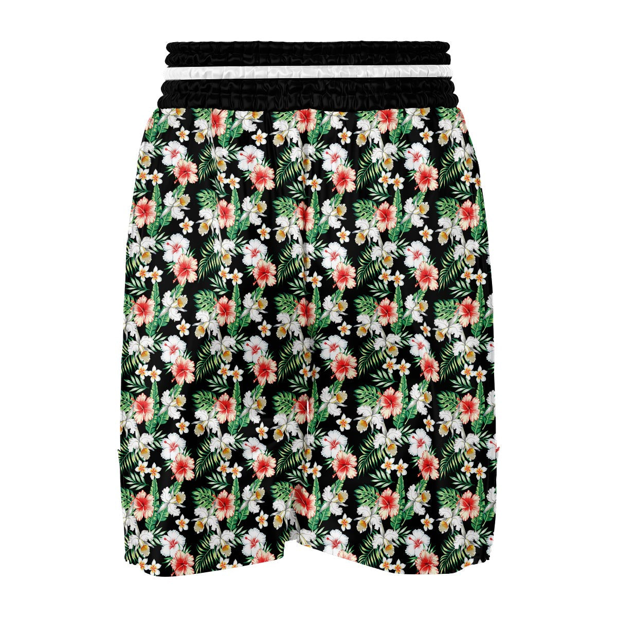 Hibiscus Lily Orchid Tropical Boxing Shorts-grizzshop