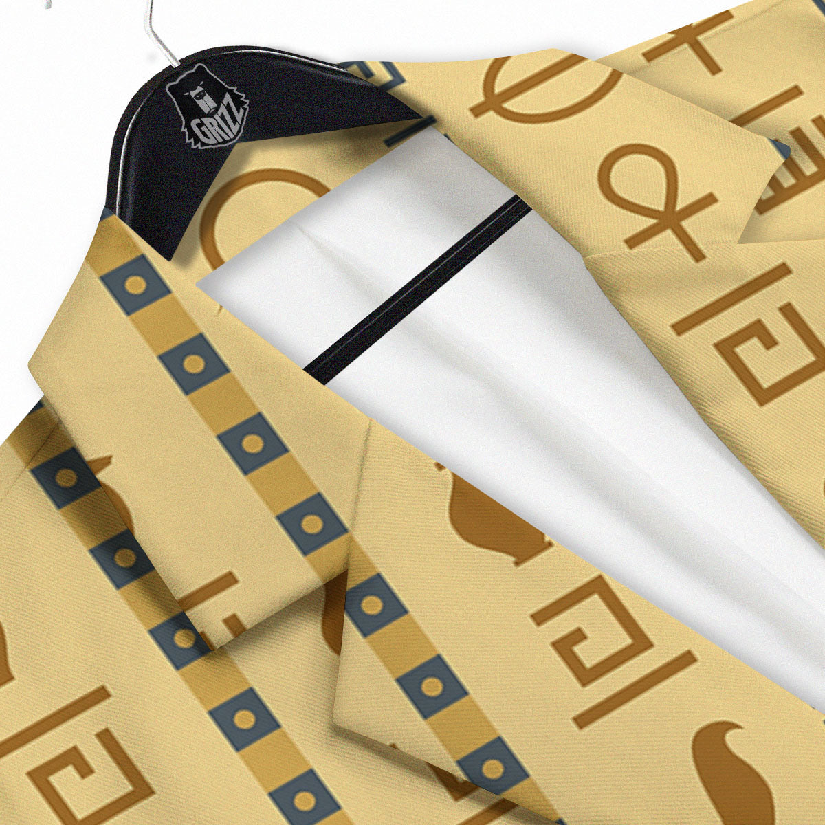 Hieroglyphs Ancient Egyptian Print Men's Sport Coat-grizzshop