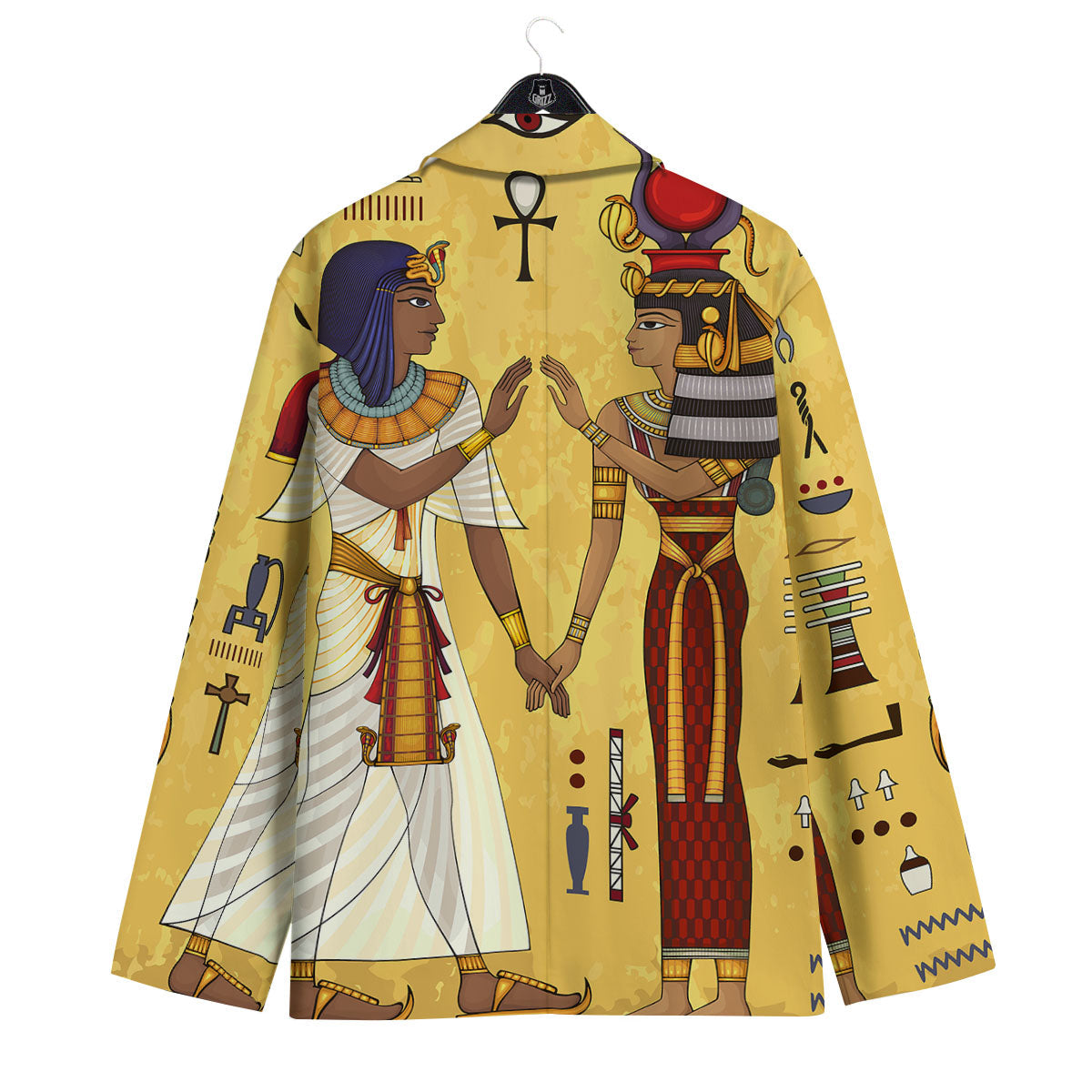 Hieroglyphs And Gods Egyptian Print Men's Sport Coat-grizzshop