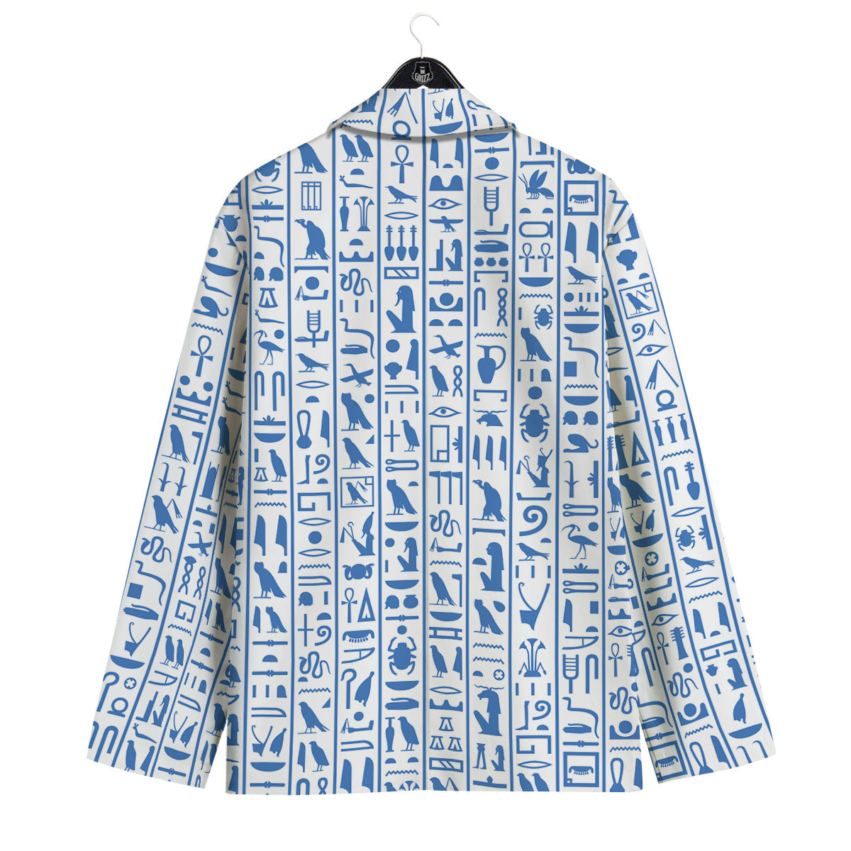 Hieroglyphs Egypt Print Pattern Men's Sport Coat-grizzshop