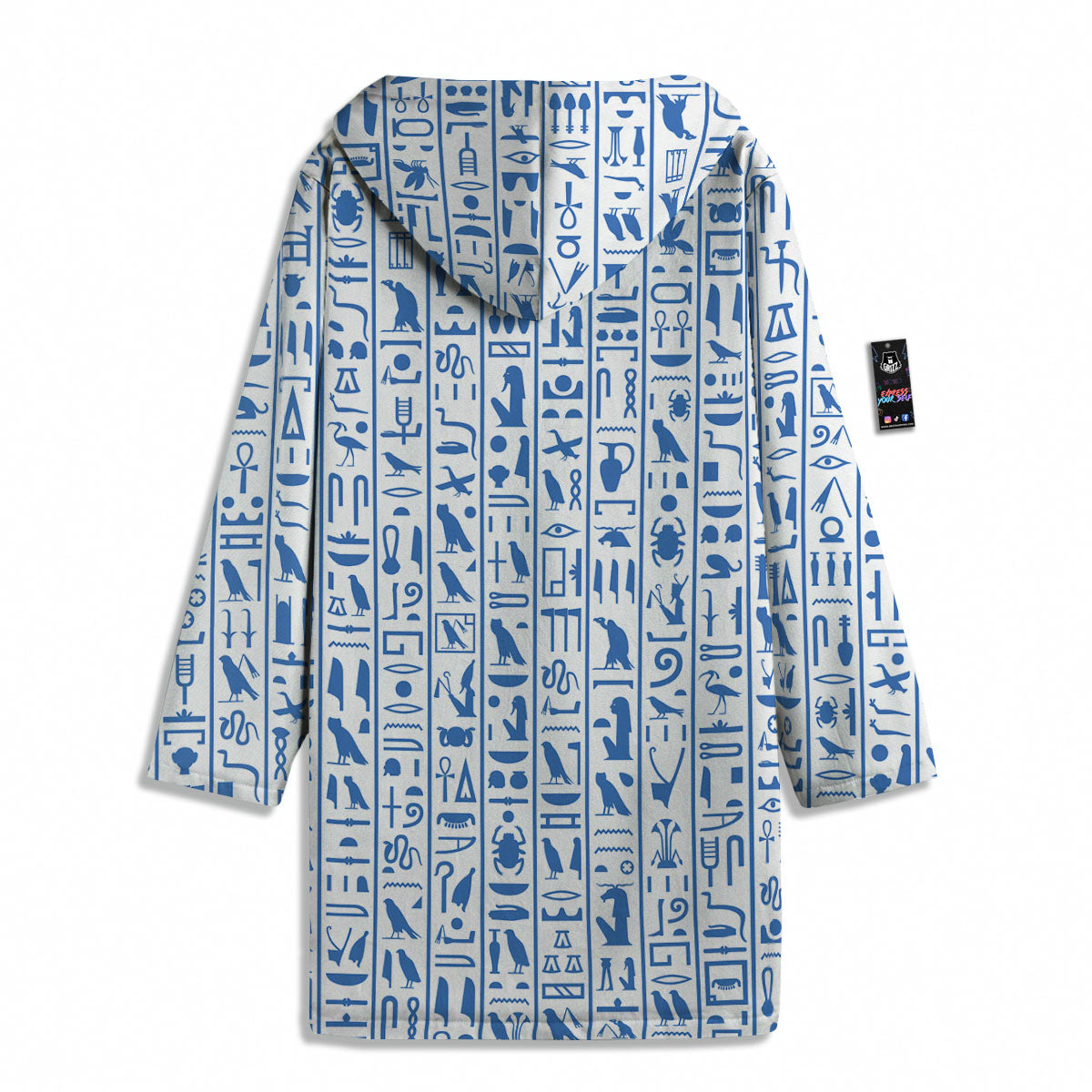 Hieroglyphs Egypt Print Pattern Men's Windbreaker Jacket-grizzshop