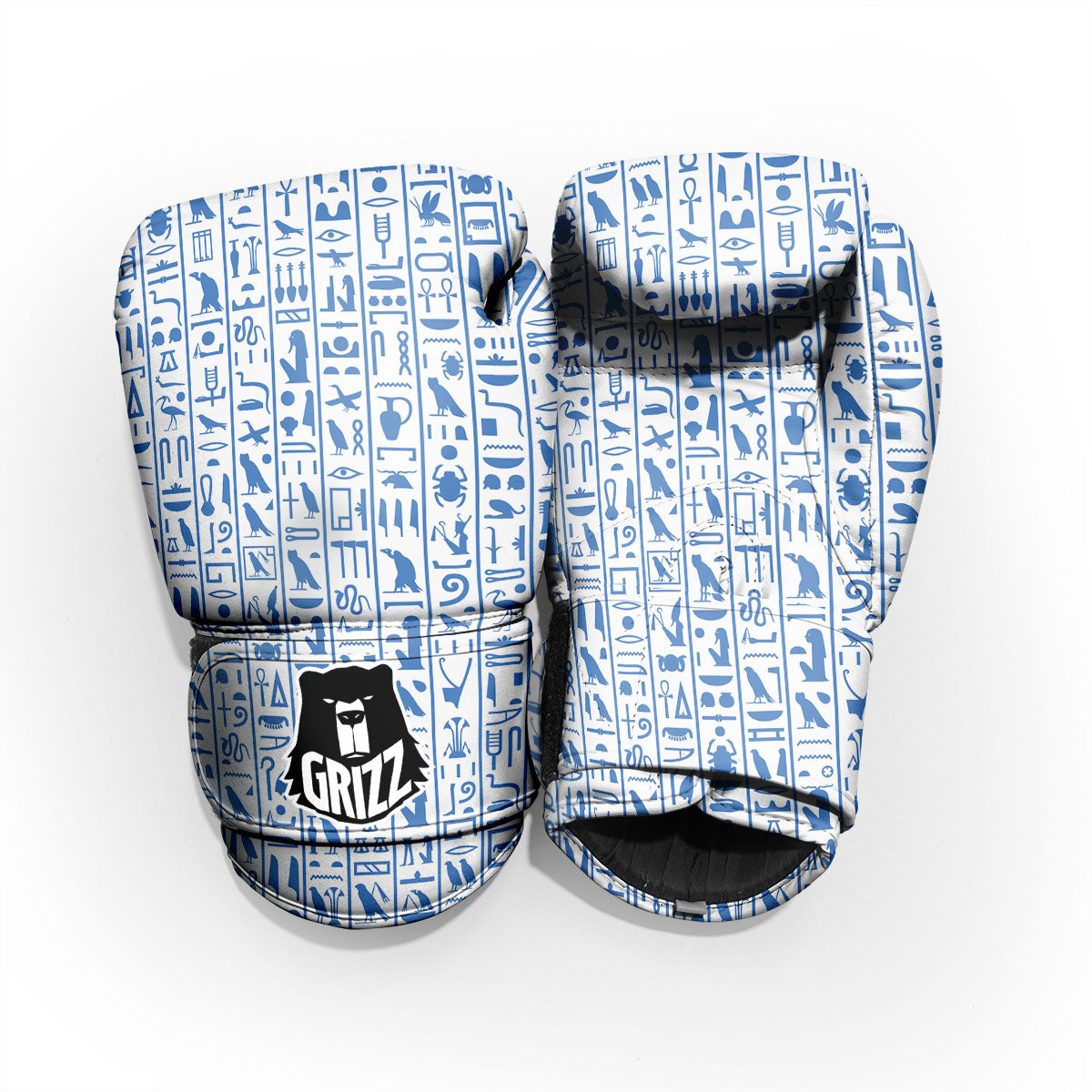 Hieroglyphs Egypt Print Pattern Pro Boxing Glove