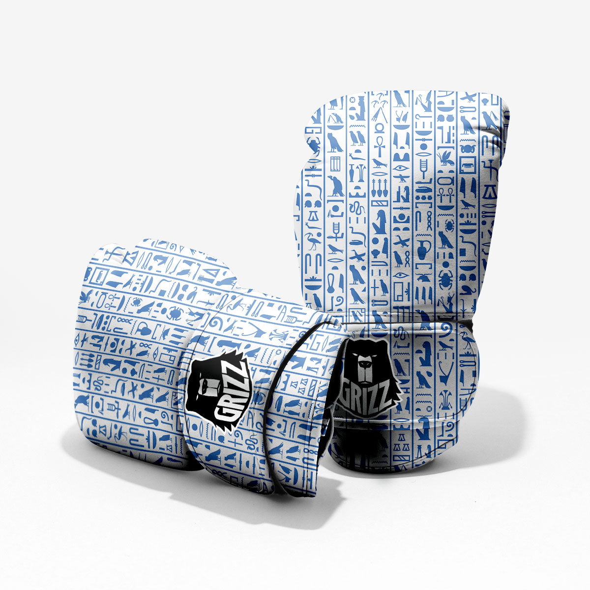Hieroglyphs Egypt Print Pattern Pro Boxing Glove