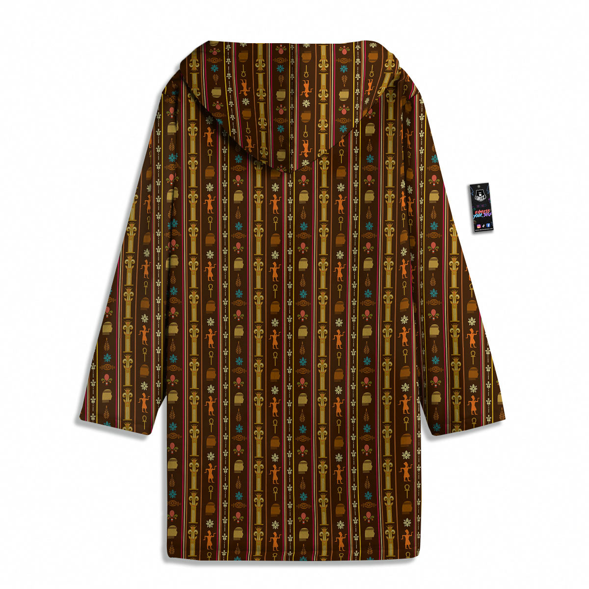 Hieroglyphs Symbol Egyptian Print Men's Windbreaker Jacket-grizzshop
