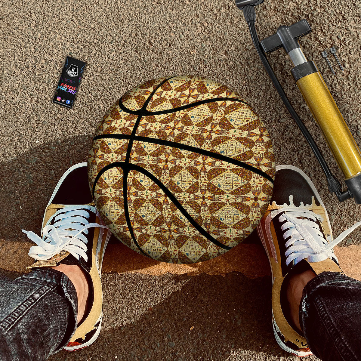Kimono Japanese Print Pattern Basketball