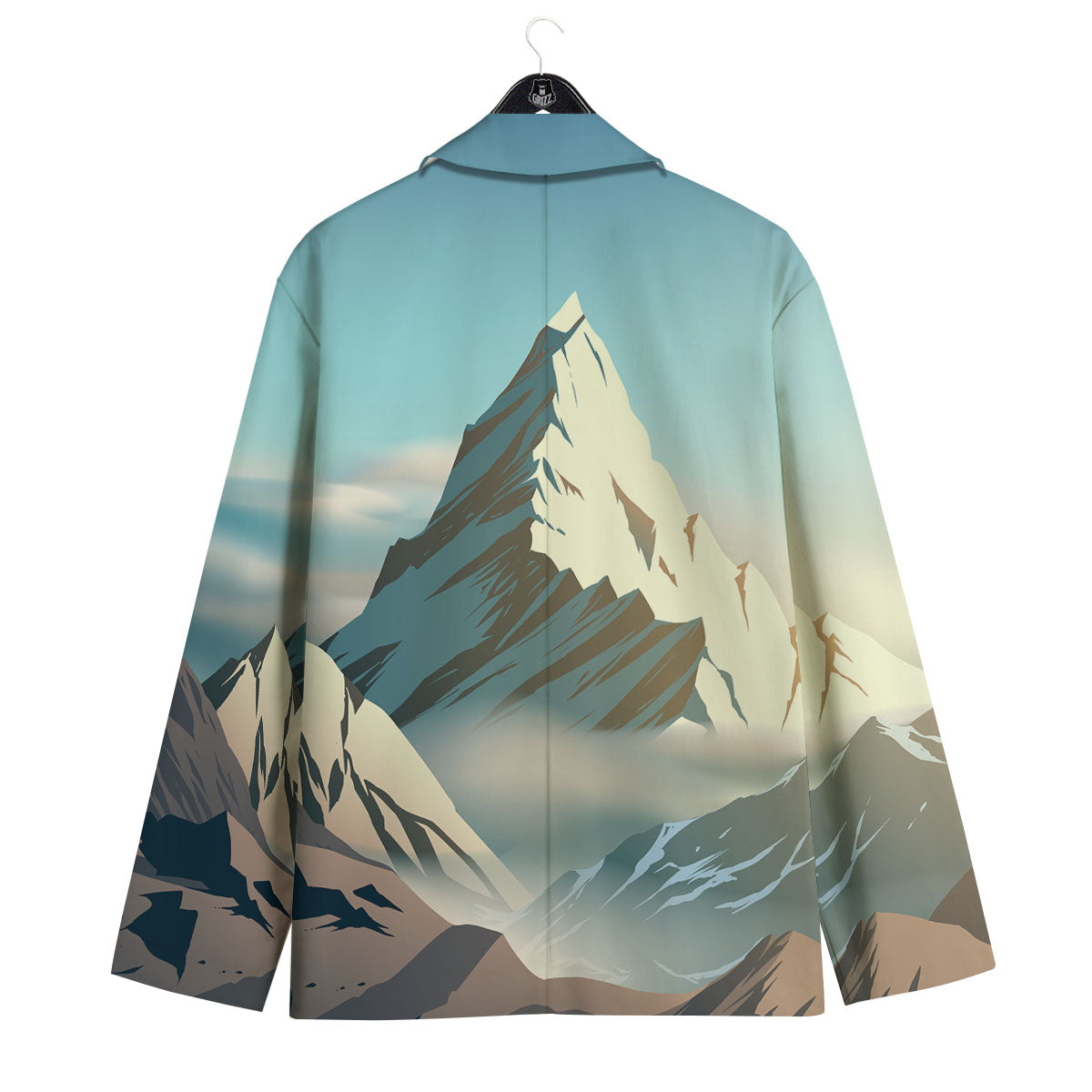 High Mountain Print Men's Sport Coat-grizzshop