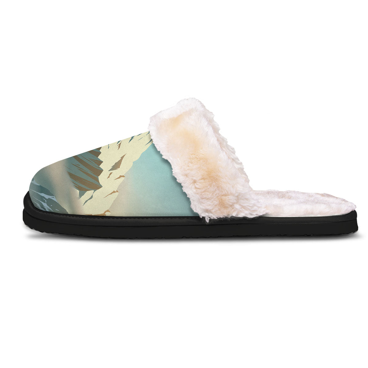 High Mountain Print Slippers-grizzshop