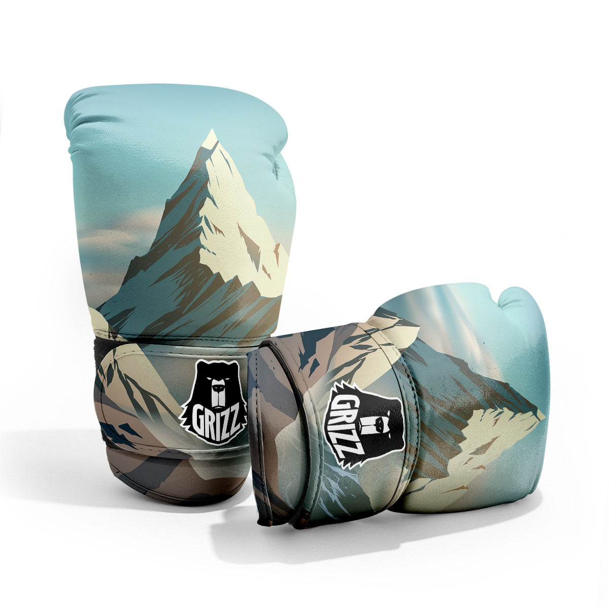 High Mountain Print Pro Boxing Glove