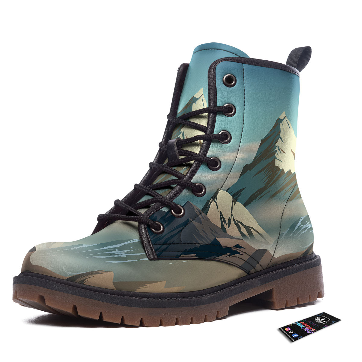 High Mountain Print Work Boots-grizzshop