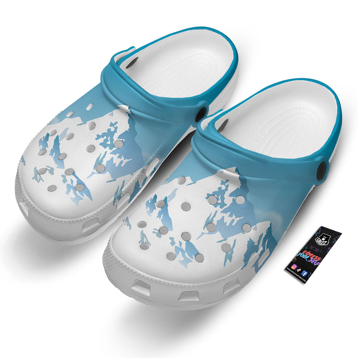 Himalaya Mountain Print Clog-grizzshop