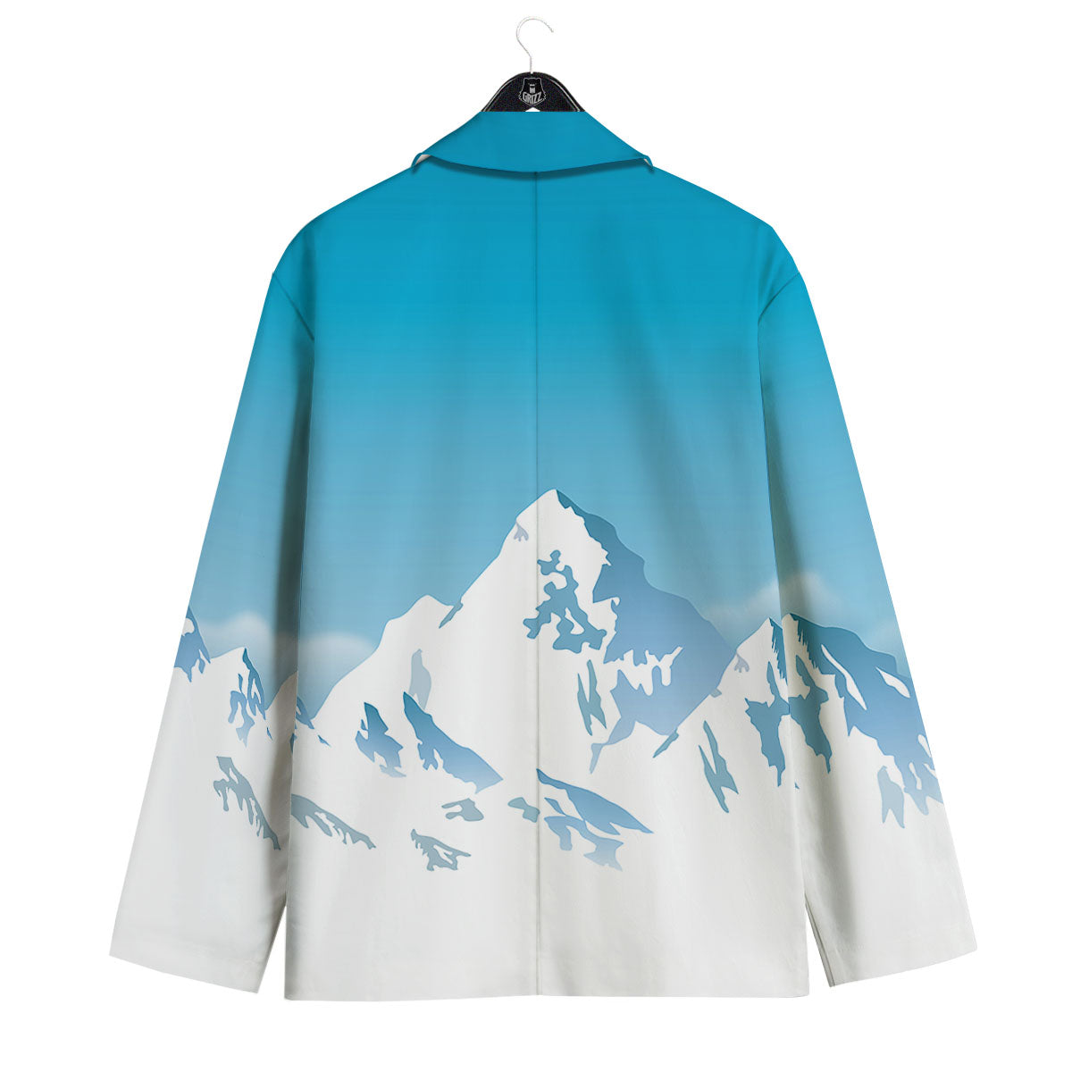 Himalaya Mountain Print Men's Sport Coat-grizzshop