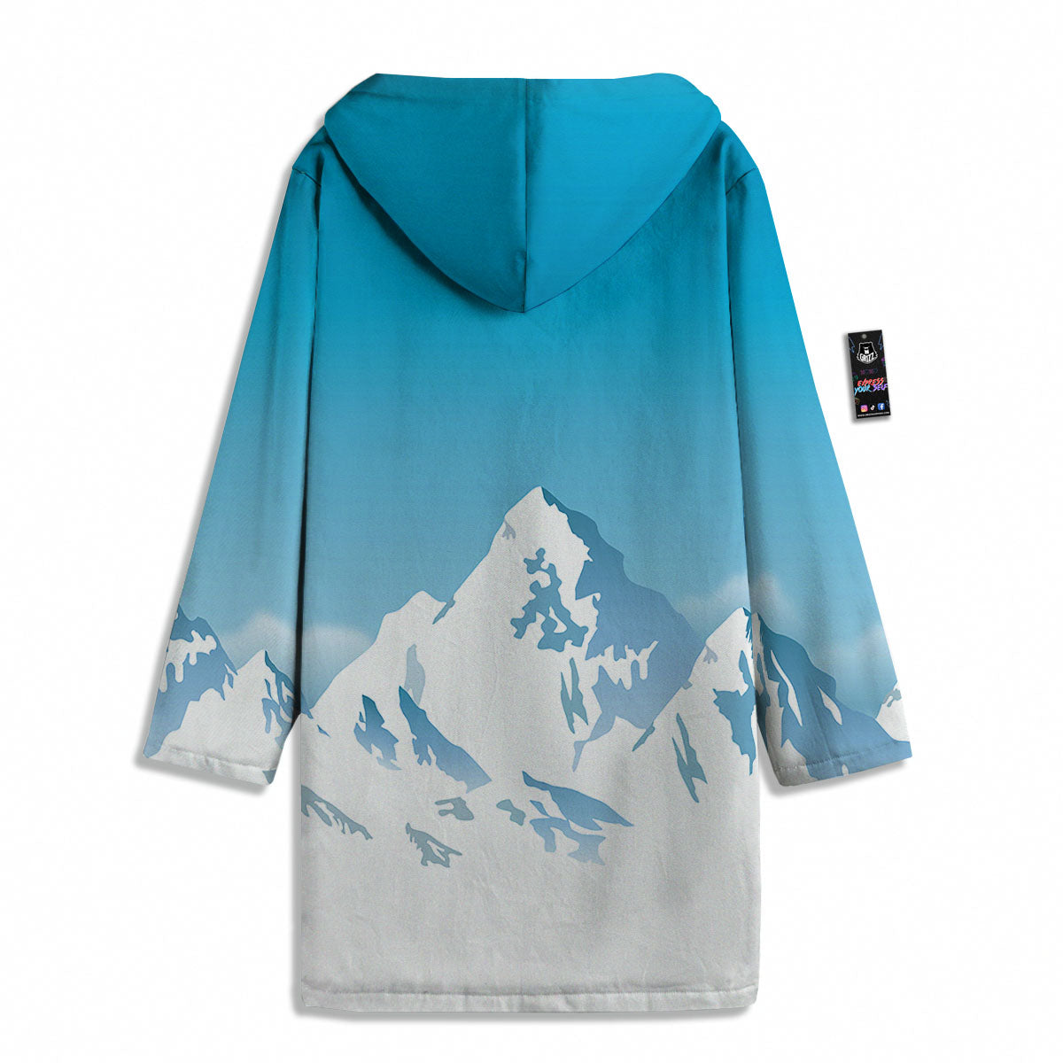 Himalaya Mountain Print Men's Windbreaker Jacket-grizzshop