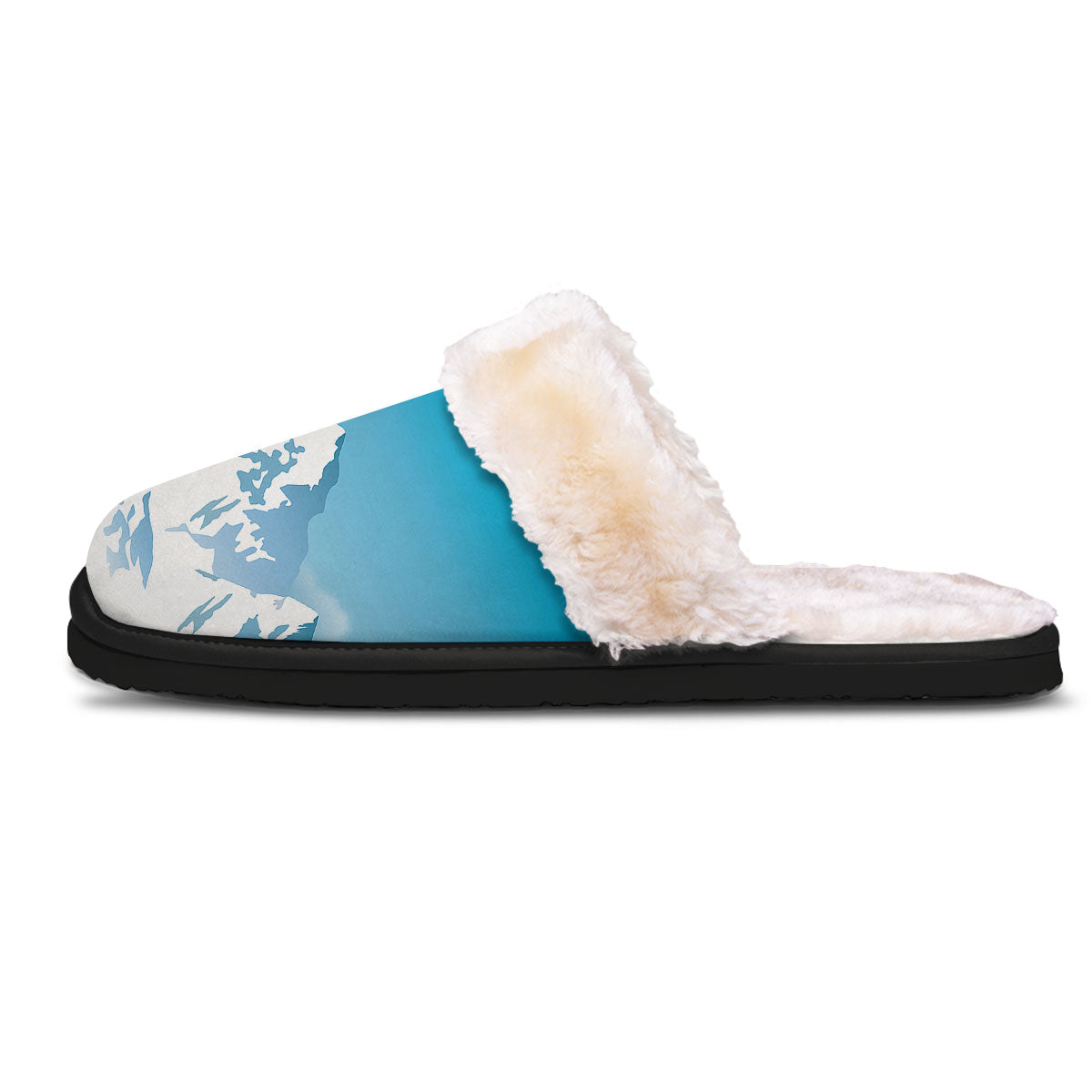 Himalaya Mountain Print Slippers-grizzshop