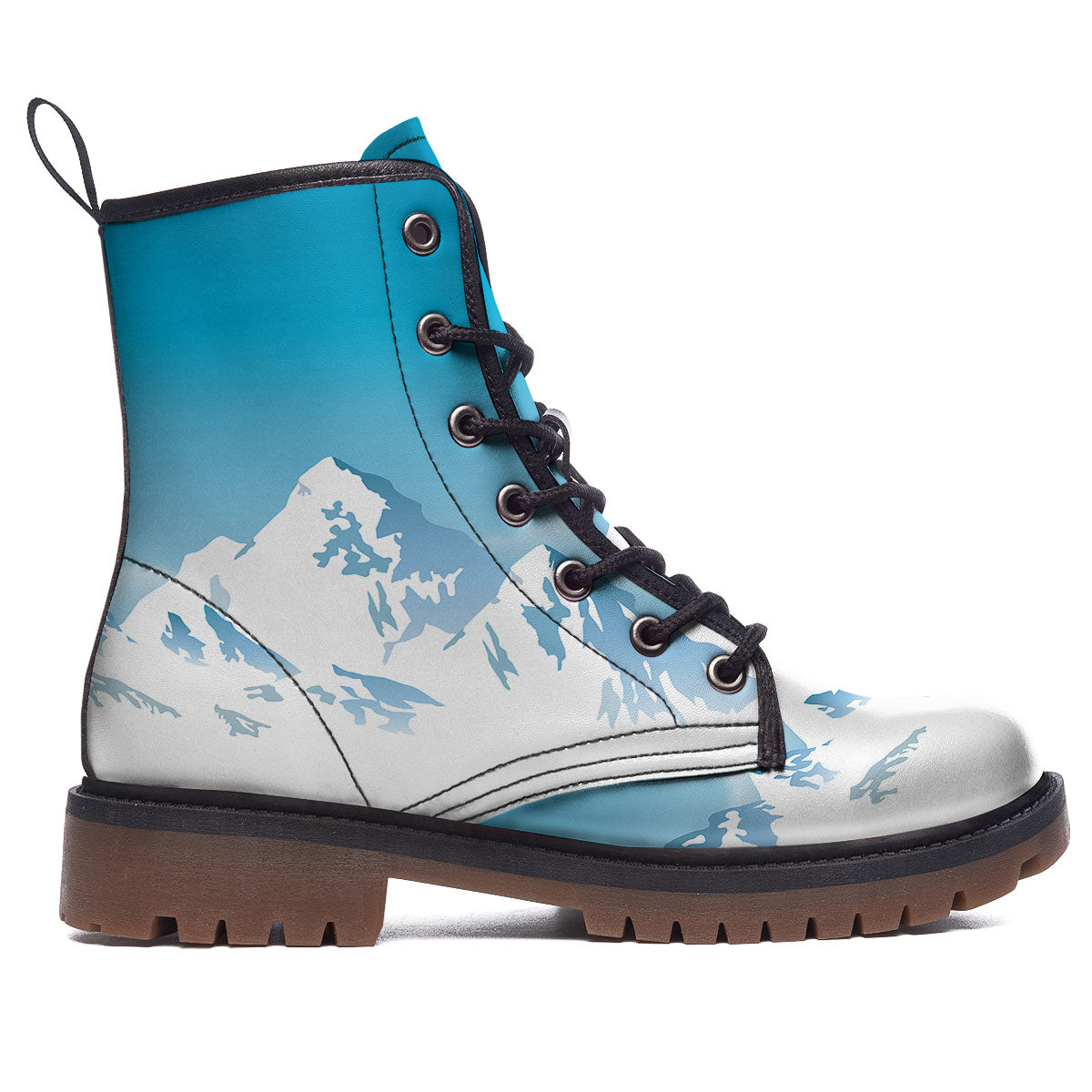 Himalaya Mountain Print Work Boots-grizzshop
