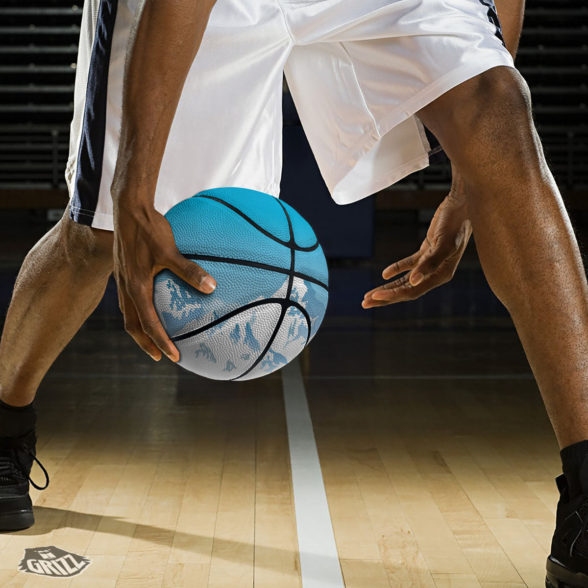 Himalaya Mountain Print Basketball