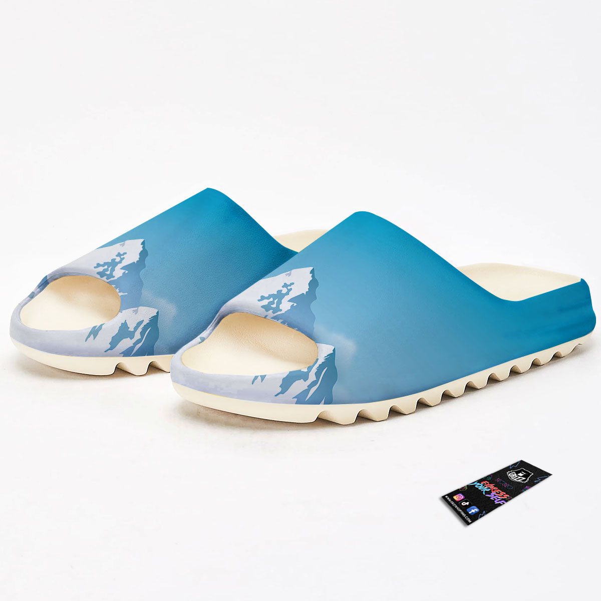 Himalaya Mountain Print Sandals-grizzshop