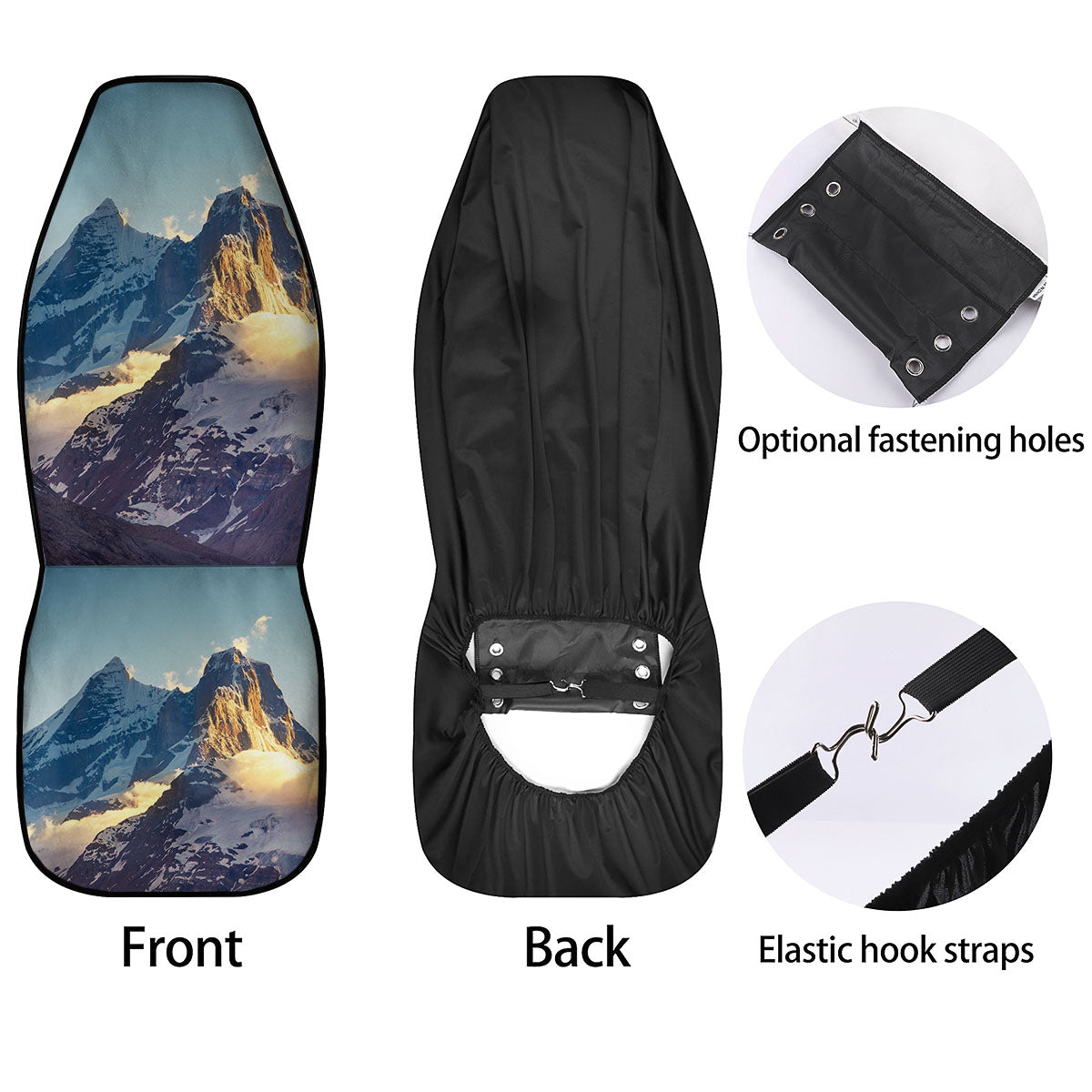 Himalayan Moutain Print Car Seat Covers-grizzshop