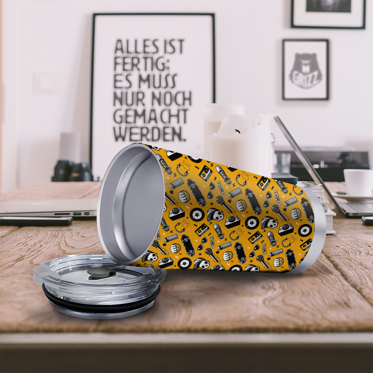 Hip Hop Equipment Print Pattern Tumbler-grizzshop