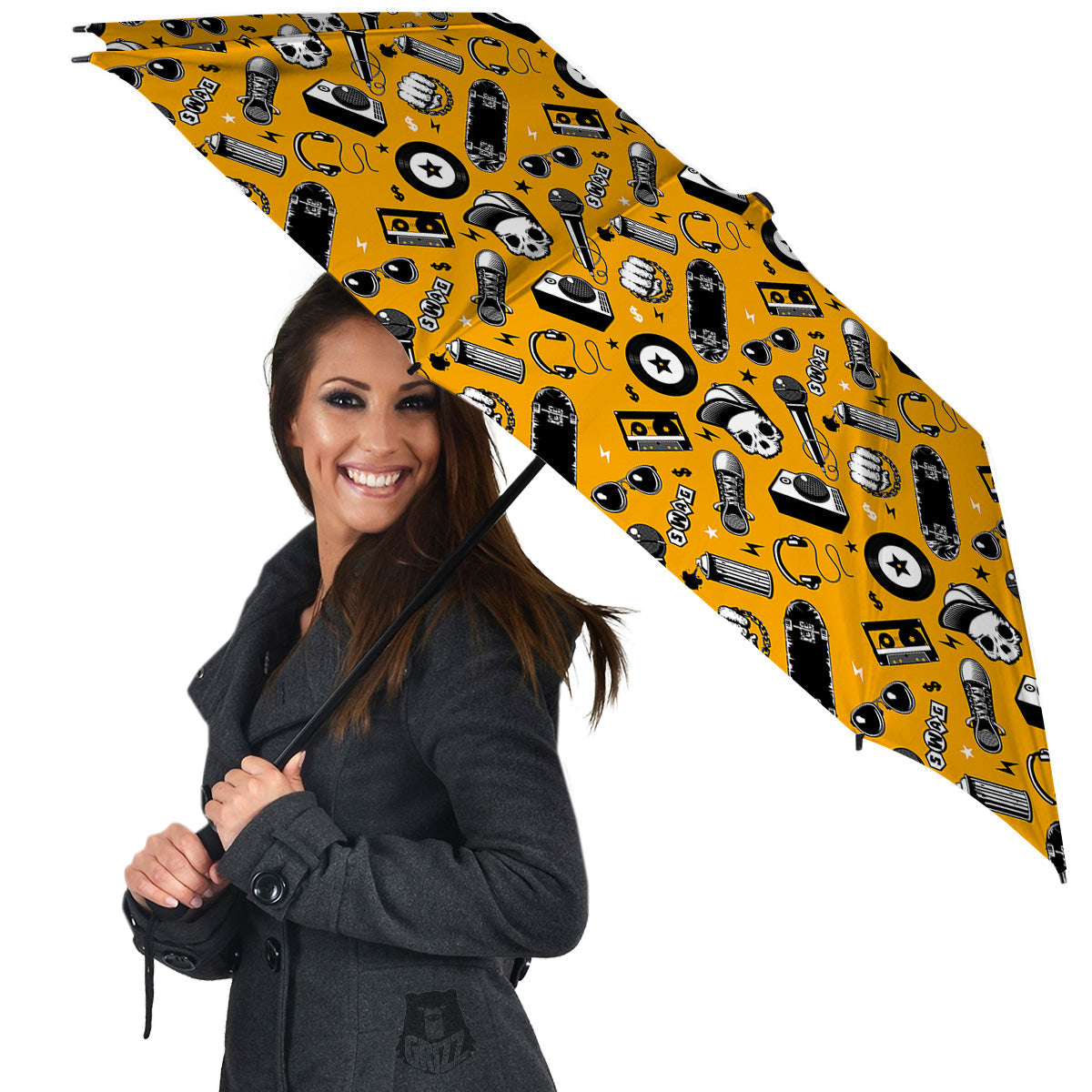 Hip Hop Equipment Print Pattern Umbrella-grizzshop
