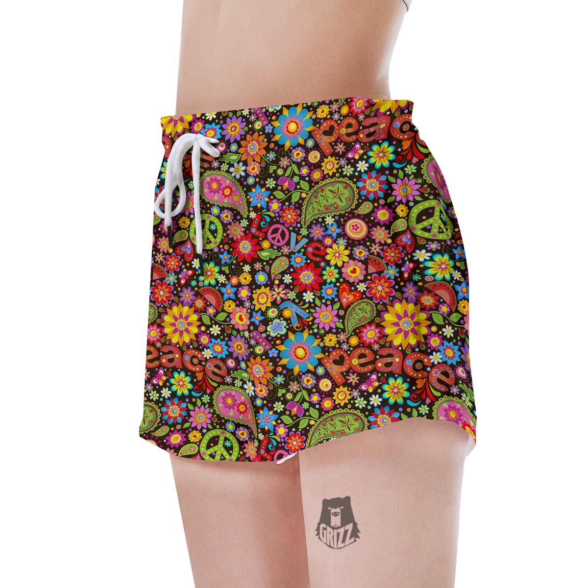 Hippe Peace Women's Shorts-grizzshop
