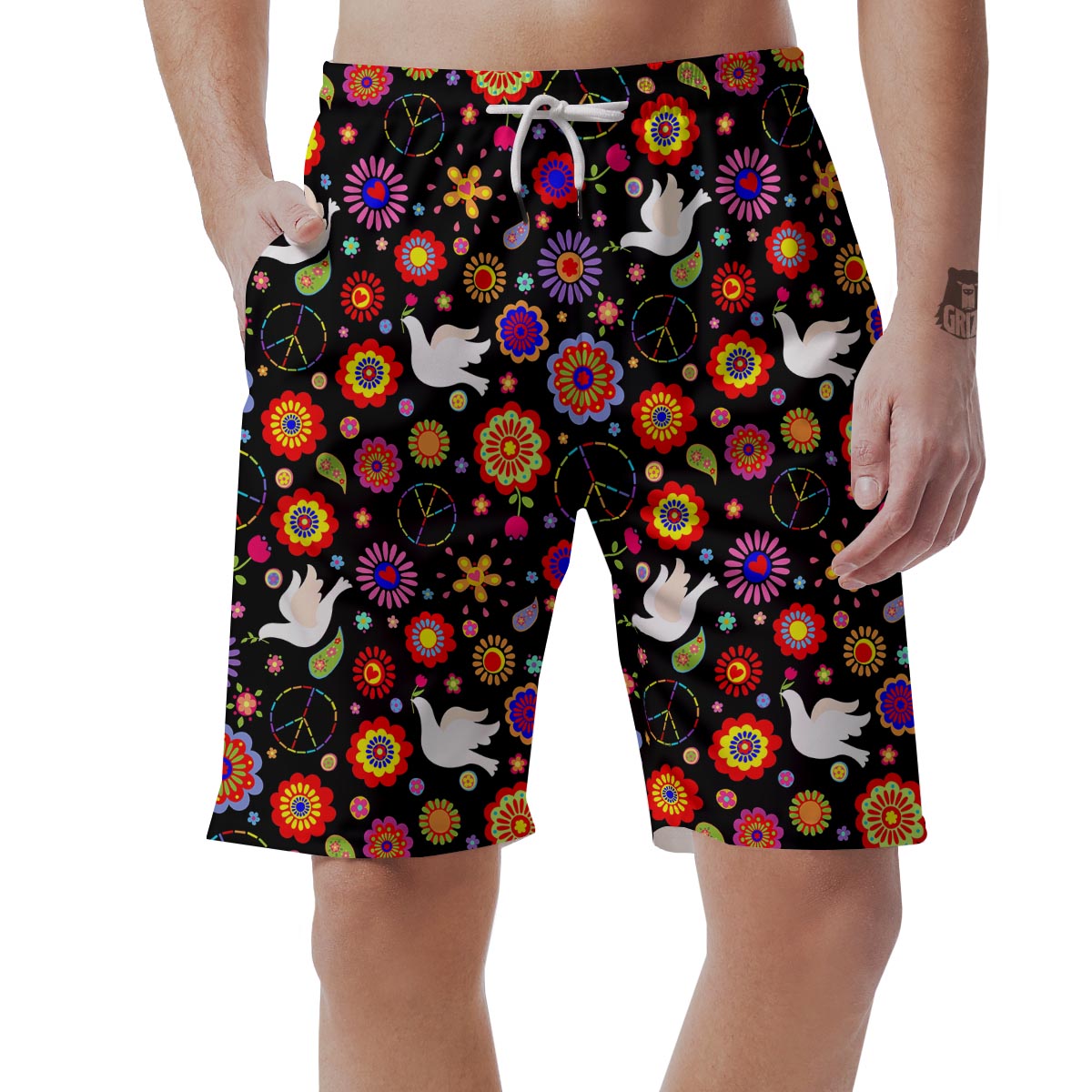 Hippie And Drove Men's Shorts-grizzshop