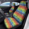 Hippie Drawing Psychedelic Wave Print Pattern Car Seat Covers-grizzshop