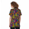 Hippie Flame Psychedelic Trippy Women's Golf Shirts-grizzshop