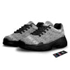 Hippie Graffiti Monochrome Print Pattern Black Chunky Shoes-grizzshop