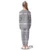 Hippie Graffiti Monochrome Print Pattern Kid's Pajamas-grizzshop