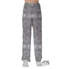 Hippie Graffiti Monochrome Print Pattern Pajama Pants-grizzshop