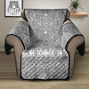 Hippie Graffiti Monochrome Print Pattern Recliner Protector-grizzshop