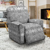 Hippie Graffiti Monochrome Print Pattern Recliner Slipcover-grizzshop