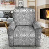 Hippie Graffiti Monochrome Print Pattern Recliner Slipcover-grizzshop