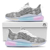 Hippie Graffiti Monochrome Print Pattern Running Sneakers-grizzshop