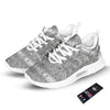 Hippie Graffiti Monochrome Print Pattern Tennis Shoes-grizzshop