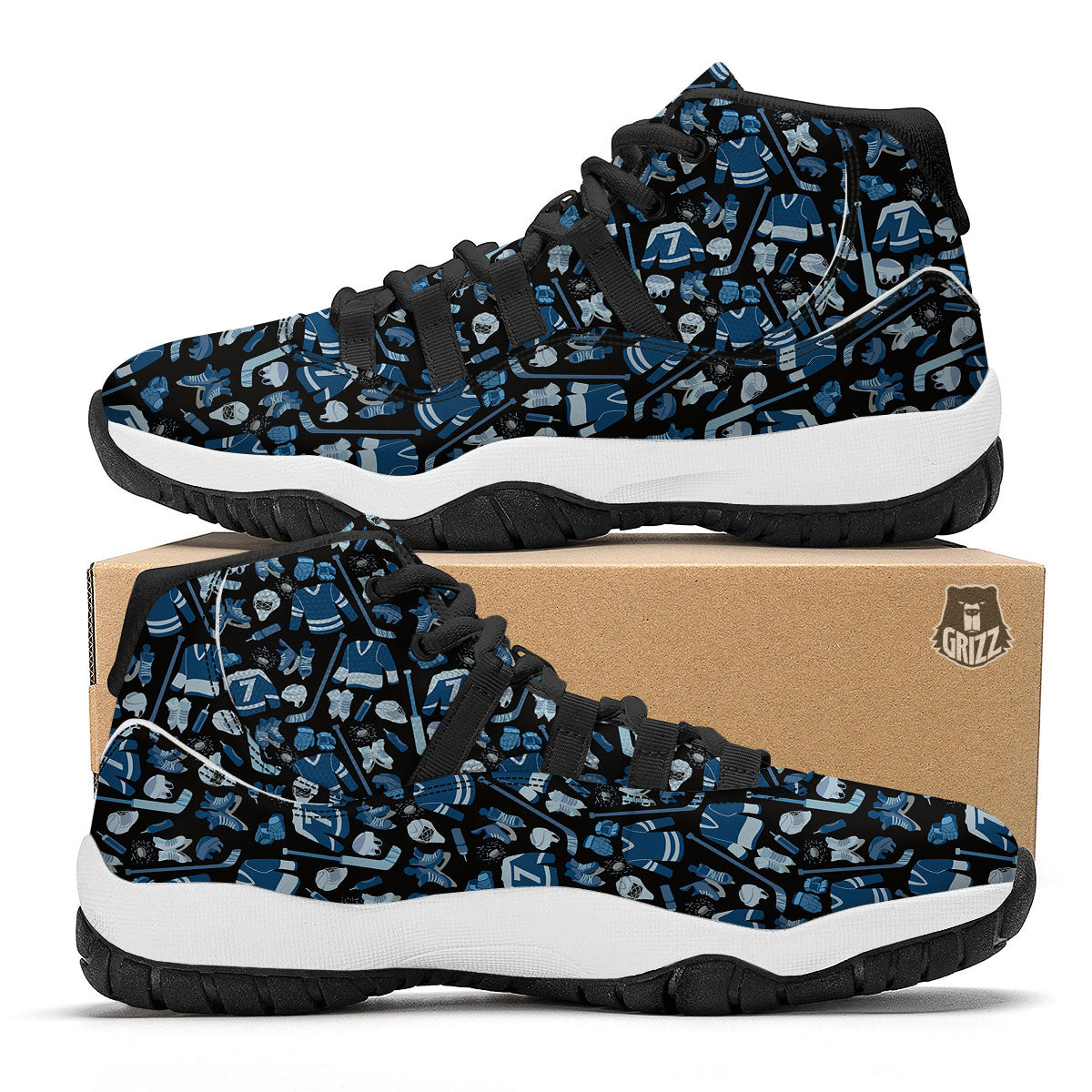 Hippie Peace Groovy Print Pattern Black Bball Shoes-grizzshop