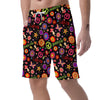 Hippie Peace Print Men's Shorts-grizzshop