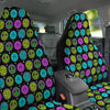 Hippie Peace Symbol And Weed Print Pattern Car Seat Covers-grizzshop