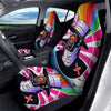 Hippie Plague Doctor Colorful Print Car Seat Covers-grizzshop